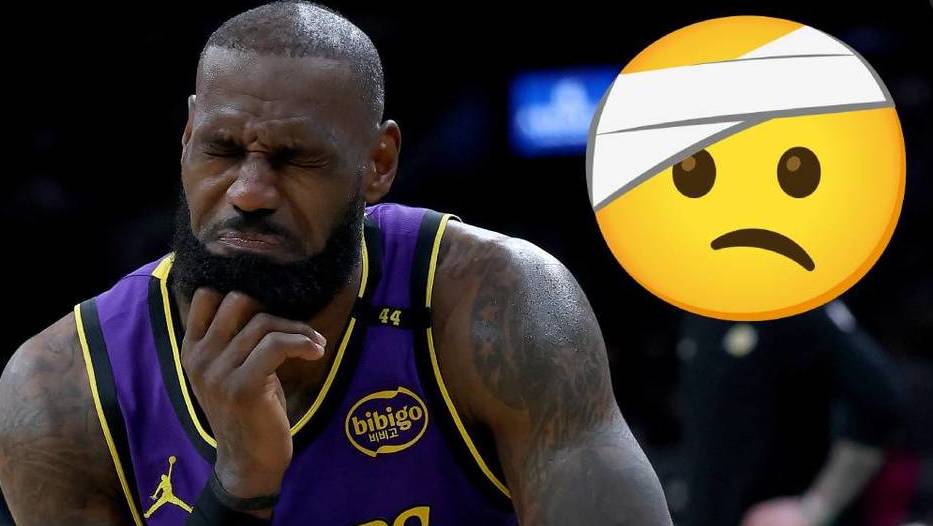 LeBron James se perdería varias semanas de actividad por lesión (AFP)