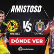 Consulta la previa de América vs. Chivas para ver EN VIVO partido amistoso HOY. Diseño: Abigail Sequera