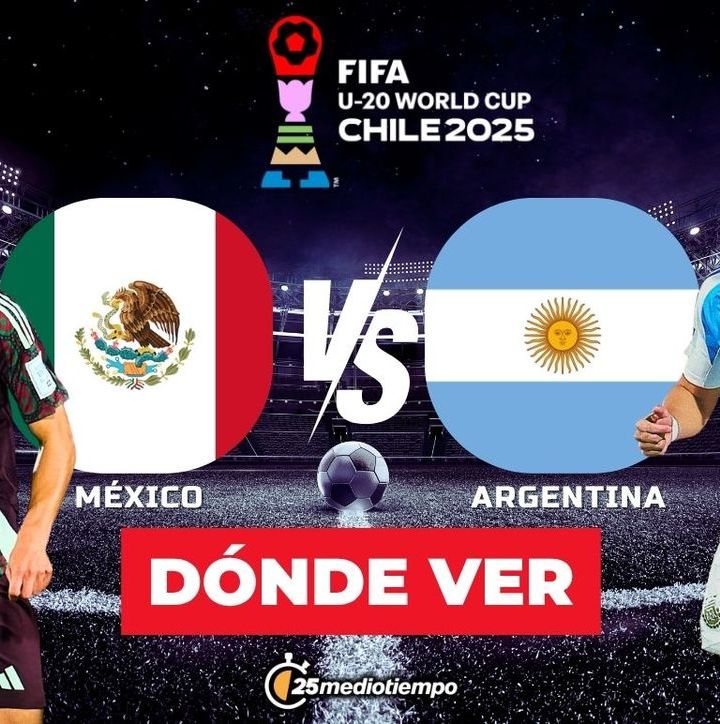 Consulta la previa de México vs. Argentina para ver EN VIVO Cuartos de Final Sub-20. Diseño: Abigail Sequera