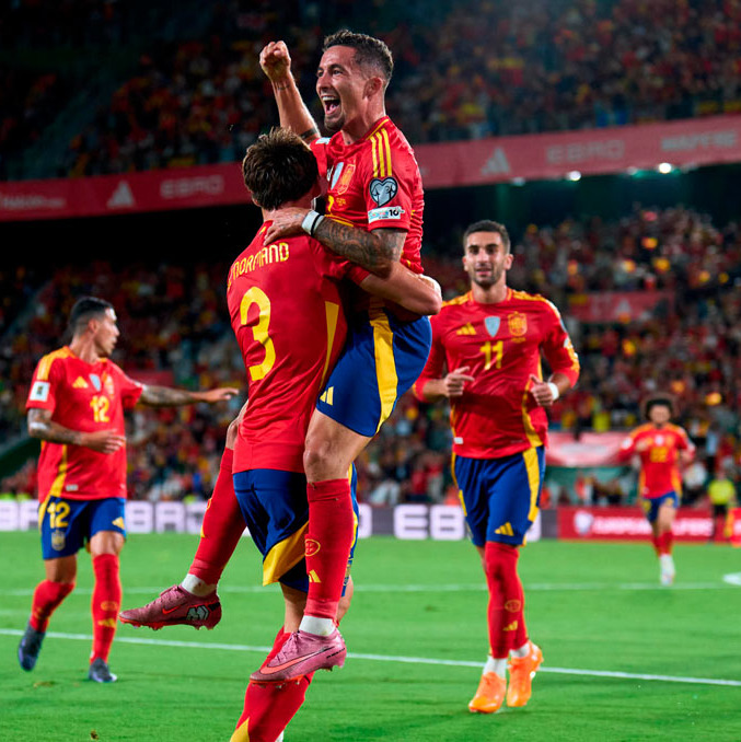 España se llevó un triunfo elaborado ante Georgia. (Foto: EFE)