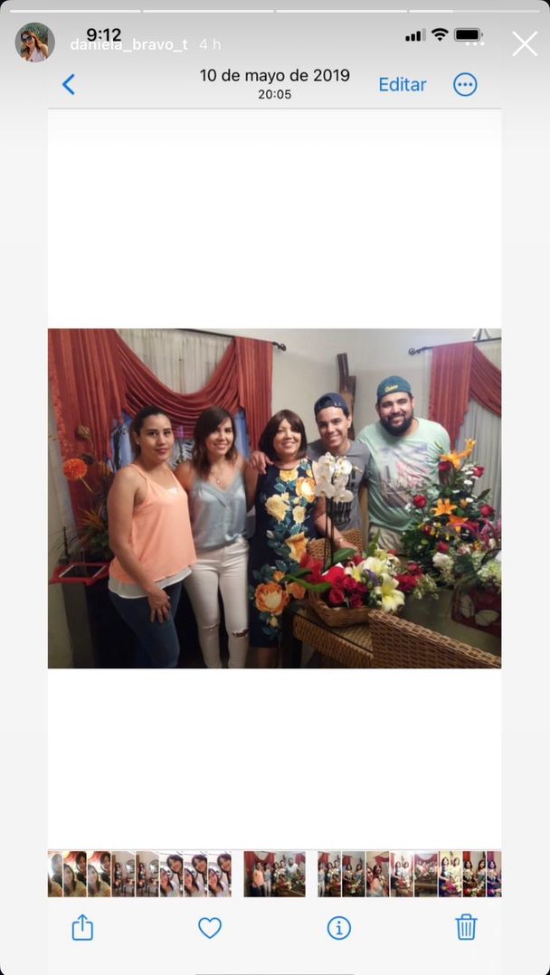 Omar 'N' estuvo en Los Mochis el 9 de mayo de 2019, según foto compartida por su hermana.