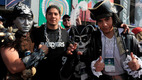 Aficionados de Raiders en el Estadio Azteca. (Foto: Mexsport)