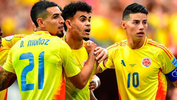 Luis Díaz y James Rodríguez encabezan a Colombia ante México. (Foto: Mexsport)