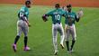 Seattle Mariners sacó el primer triunfo en la serie ante Blue Jays (Reuters)