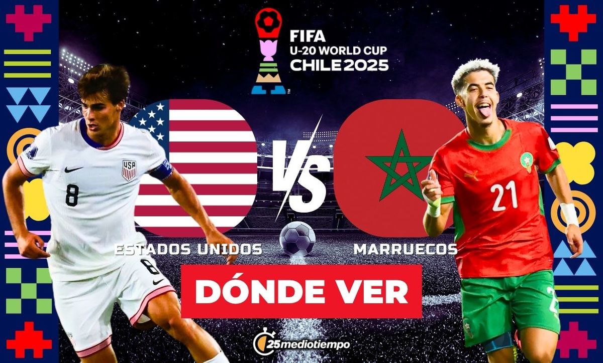 Dónde ver Estados Unidos vs Marruecos EN VIVO: Mundial Sub-20 2025