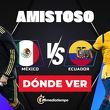 Consulta la previa de México vs. Ecuador para ver EN VIVO partido amistoso. Diseño: Abigail Sequera