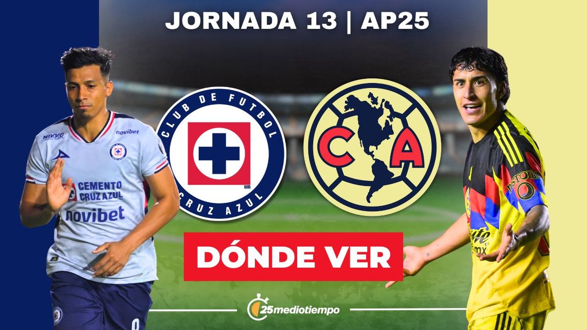 Rivalidad Cruz Azul vs. América Jornada 13 Apertura 2025