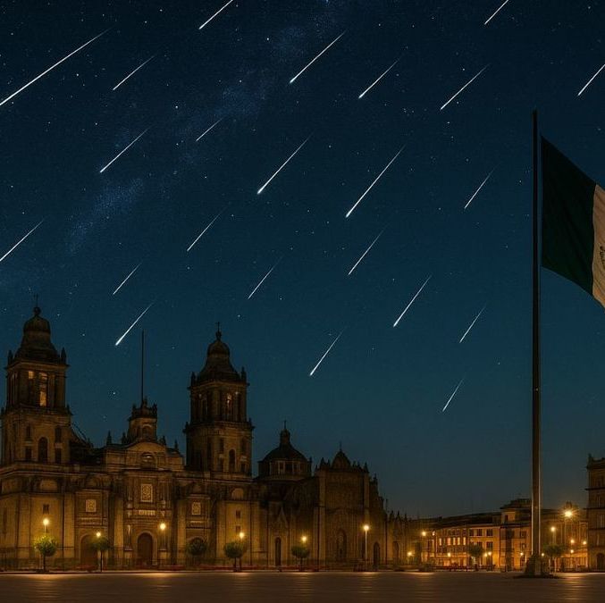 Lluvia de estrellas Oriónidas 2025: ¿Cuándo y cómo ver el evento astronómico en México 2025? (FOTO: mediotiempo IA)