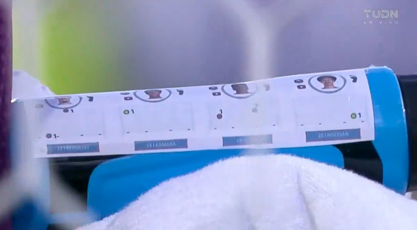 Nguessan apareció en el acordeón de Mesbahi. (Captura)