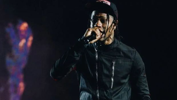 Travis Scott estuvo amenizando la fiesta de Vini. (Foto: EFE)