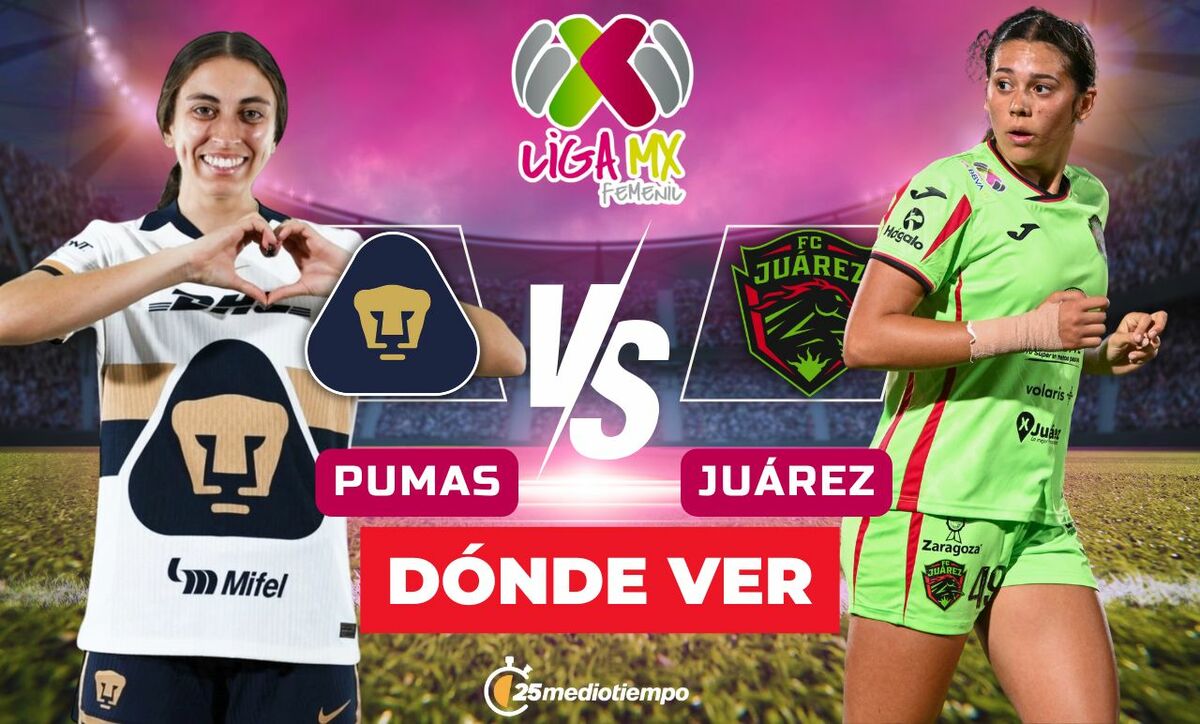 Pumas vs. Juárez Femenil: dónde y a qué hora ver EN VIVO J16