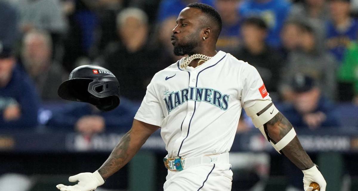 Randy Arozarena celebra con Mariners (Reuters)