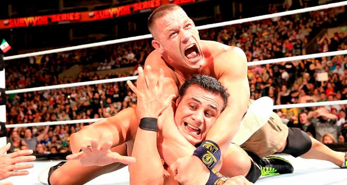 Alberto del Río y John Cena protagonizaron grandes luchas en WWE.  (Foto de WWE)