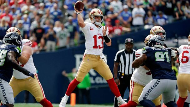 Brock Purdy sufre una lesión del dedo del pie (Reuters)