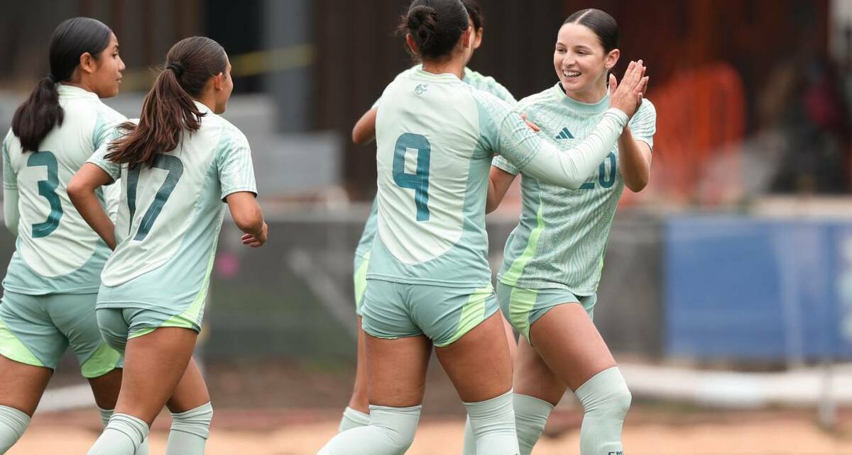México Femenil Sub 17 festeja un gol (@miseleccionfem)