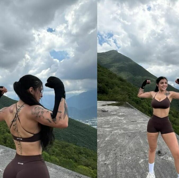 Karely Ruiz llegará con preparación especial a su pelea en Stream Fighters 4; así luce previo a la pelea. Foto: @karelyruiz/IG