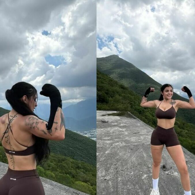 Karely Ruiz llegará con preparación especial a su pelea en Stream Fighters 4; así luce previo a la pelea. Foto: @karelyruiz/IG