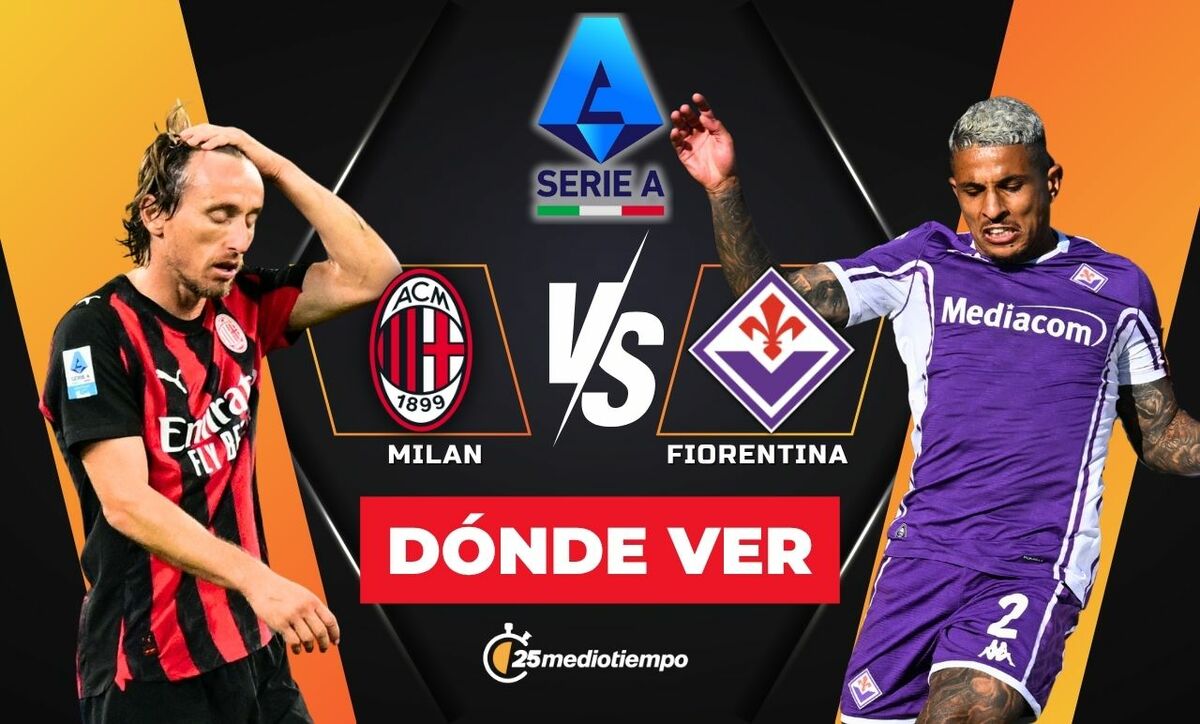 Dónde ver Milan vs Fiorentina EN VIVO: horario y canal Serie A 2025