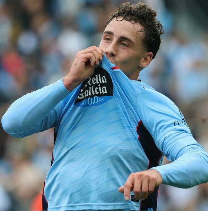 Durán celebra el gol del Celta de Vigo (EFE)