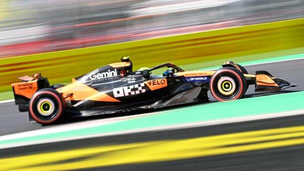 Lando Norris brilló en las prácticas libres de Monza (EFE)