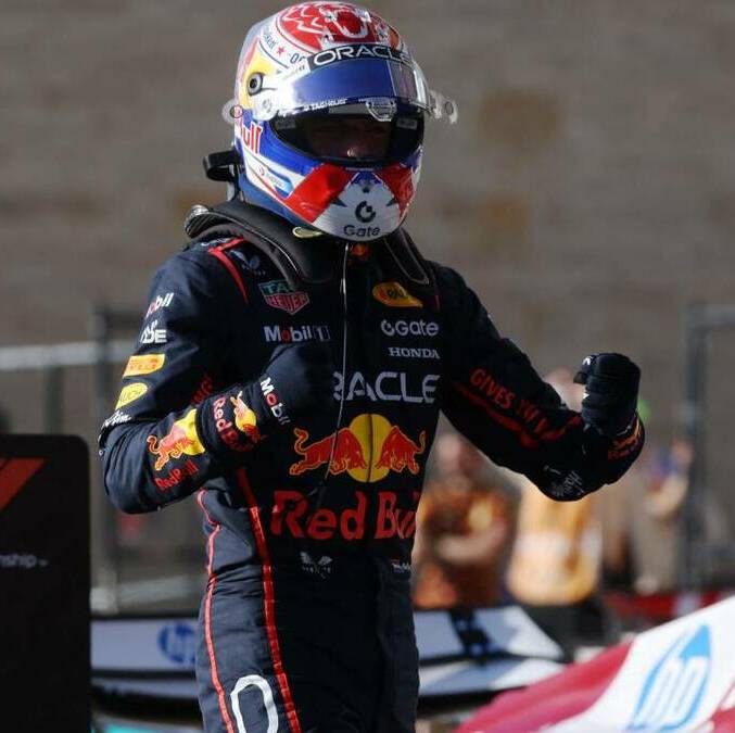 Max Verstappen celebra su victoria en Austin (Reuters)