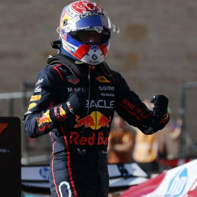 Max Verstappen celebra su victoria en Austin (Reuters)