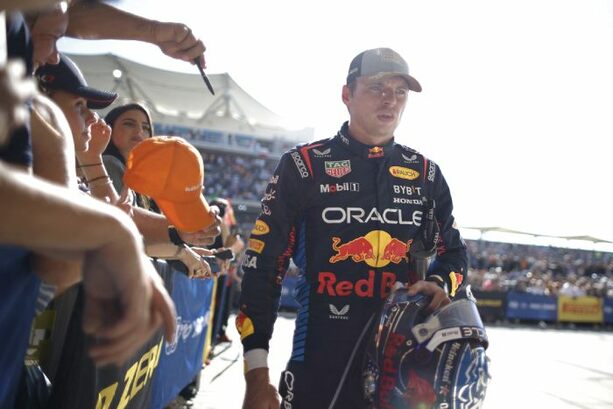 Max Verstappen en el GP de Estados Unidos (AFP)