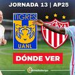 Rivalidad Tigres vs. Necaxa Jornada 13 Apertura 2025