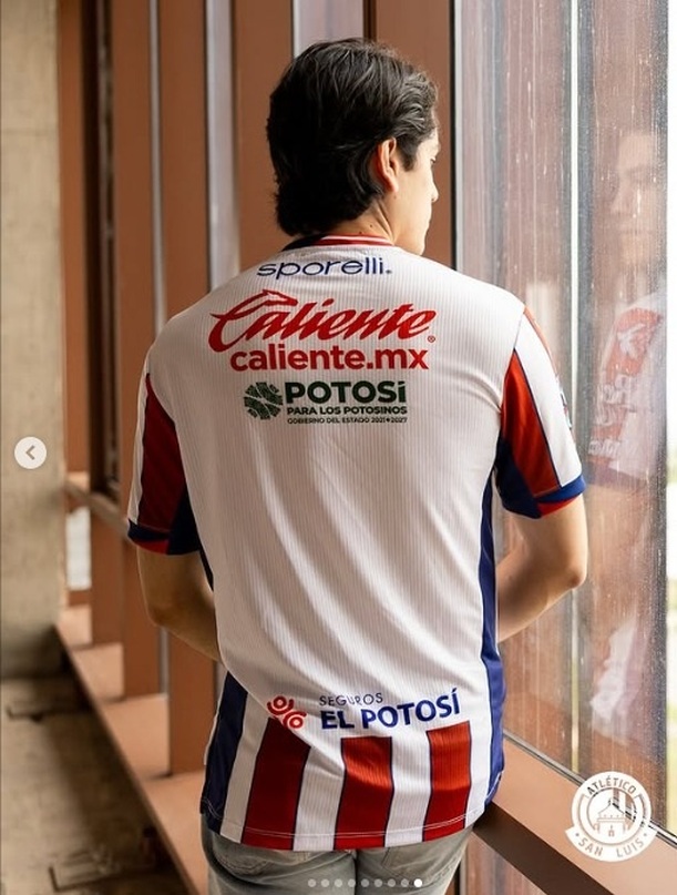 Caliente, patrocinador del San Luis (Instagram: San Luis)