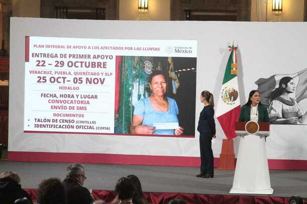 Gobierno anuncia calendario de pagos del apoyo a damnificados lluvias