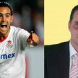 Santiago Fernández, en 'batalla' con Martinoli (Captura/Mexsport)