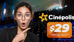 Atención | Cinépolis relanza su promoción de boletos a 29 pesos: te decimos cuándo aprovecharla (FOTO: Especial)