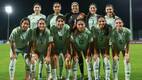 Jugadoras de México antes de un partido en el Mundial Femenil Sub 17 (@miseleccionfem)