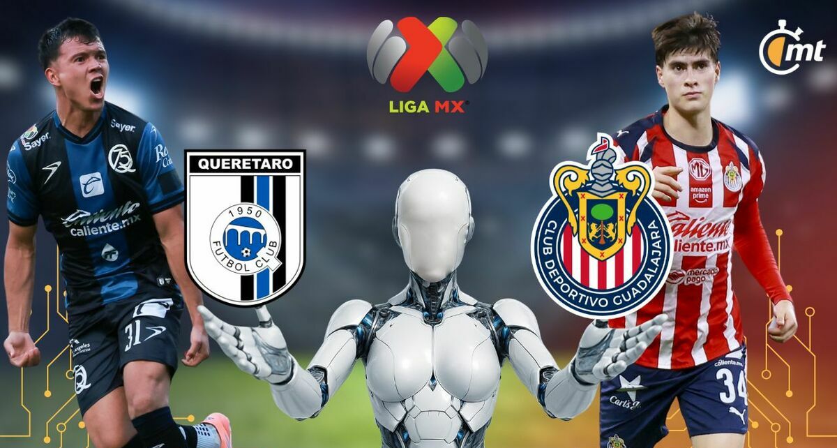 Querétaro vs Chivas, pronóstico hecho por Inteligencia Artificial |FOTO (ESPECIAL)