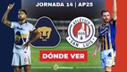 Rivalidad UNAM vs. Atlético de San Luis Jornada 14 Apertura 2025