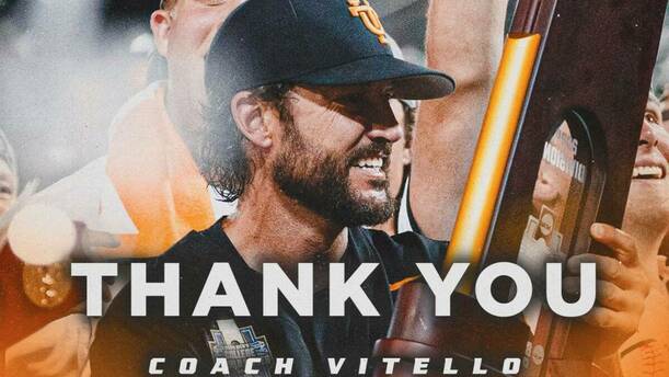 Tennessee le dio las gracias a Tony Vitello que llega a Giants