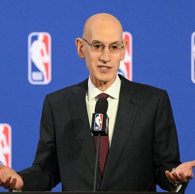 Adam Silver, comisionado de la NBA (AFP)
