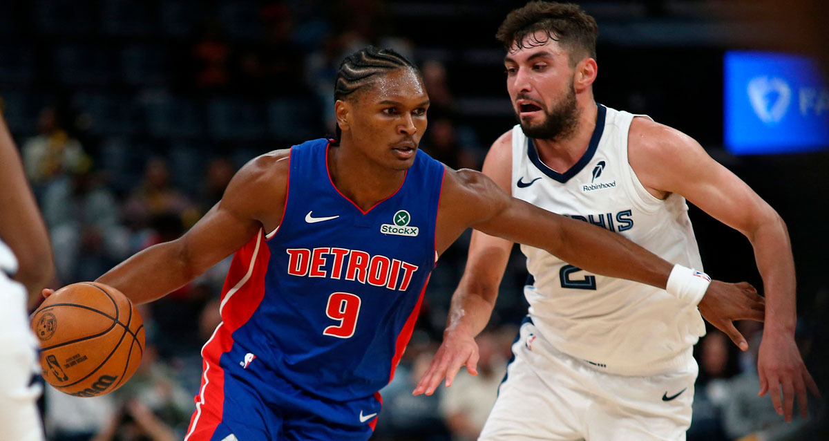 Ausar Thompson, estrella de Pistons. (Foto: Reuters)