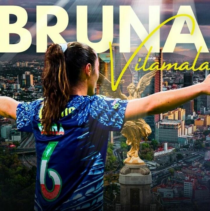 Bruna Vilamala, jugadora del Club América ( Abigail Sequera)