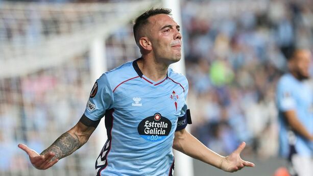 Iago Aspas hizo el primer gol del Celta de Vigo (EFE)
