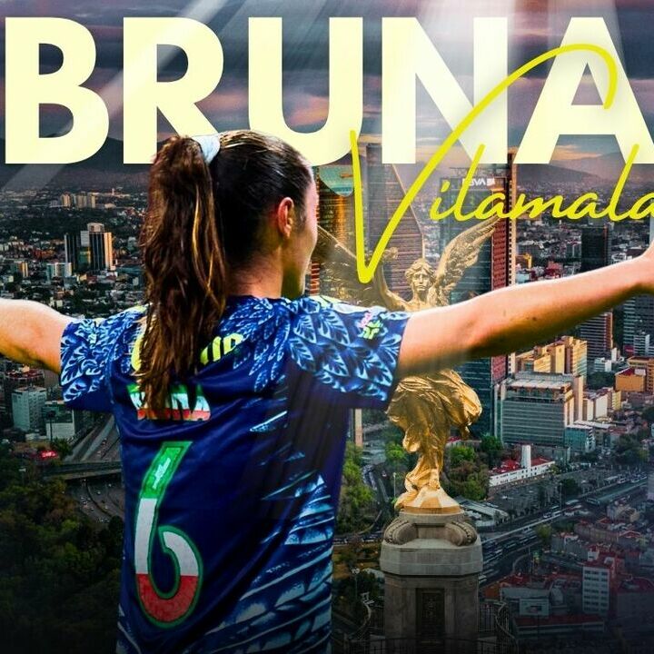 Bruna Vilamala, jugadora del Club América ( Abigail Sequera)