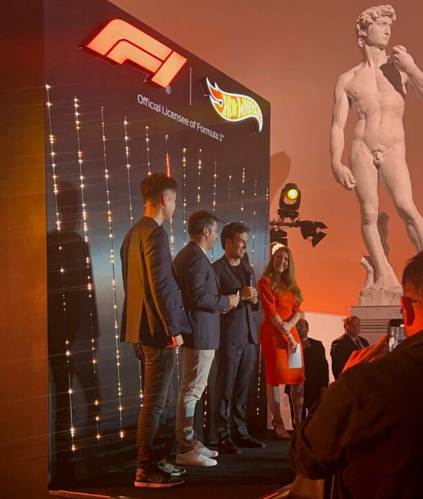 Checo Pérez y Memo Rojas en el Museo Soumaya (Linda Enciso)