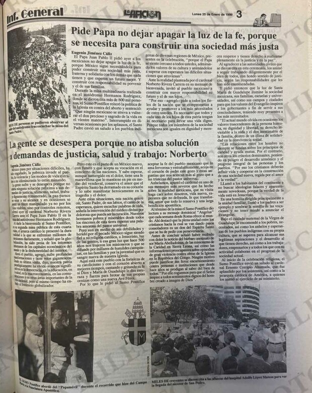 En el periódico era la gran noticia. (Foto: Milenio)