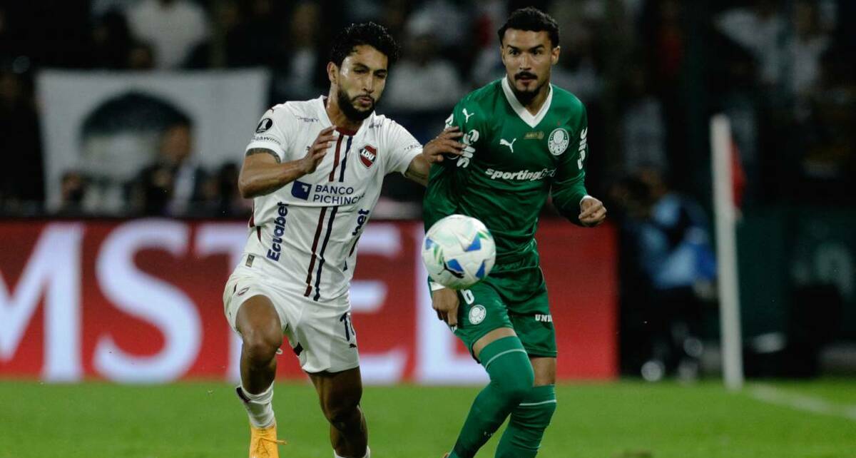 LDU Quito sacó una gran ventaja ante Palmeiras (Reuters)