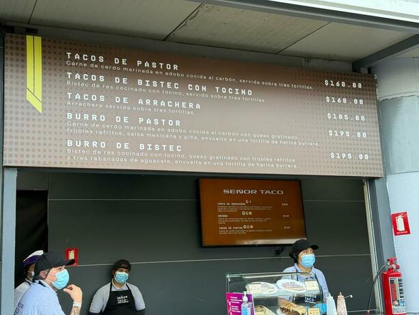 Precios de alimentos en el Autódromo Hermanos Rodríguez (Michel Cruz)