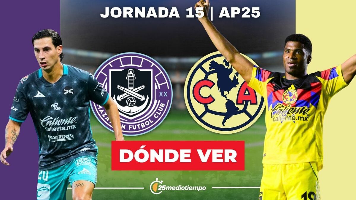 Rivalidad Mazatlán vs. América Jornada 15 Apertura 2025