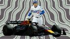 Shohei Ohtani y el RB21 de Max Verstappen