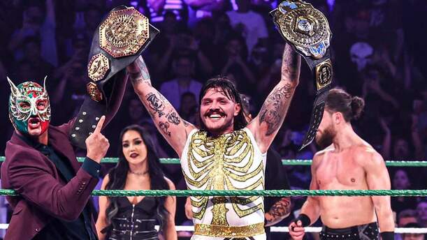 Dominik Mysterio se proclamó Megacampeón AAA en Worlds Collide (Cortesía WWE)