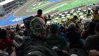 George Russell en la grada durante el GP de México (@GeorgeRussell63)