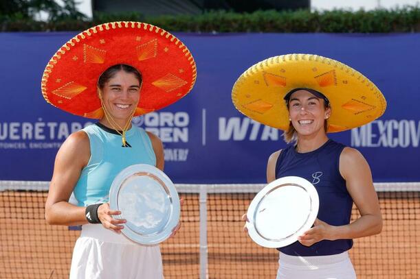 Alicia Herrero y Valeriya Strakhova, ganadoras del Querétaro Open